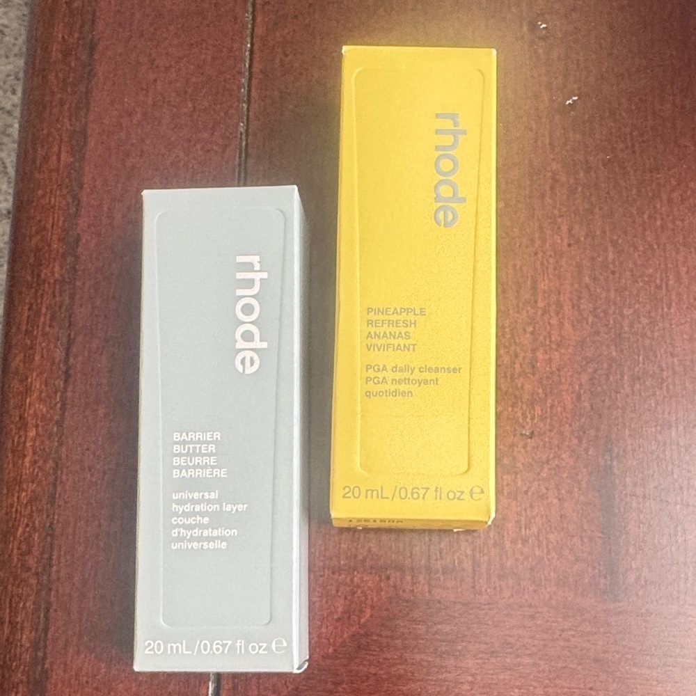RHODE Skincare Duo - pineapple refresh and barrier butter. New in box